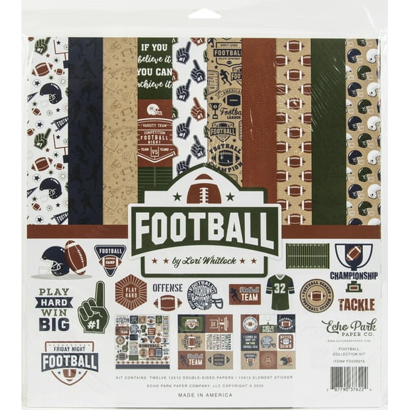 Echo Park Collection Kit 12"x12" - Football