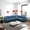 Dendrobium Green, variant on 4-Piece Couch Living Room Sofa Set, 6 Seater Modular Sectional Couch L Shaped Corner Sofa, Grey