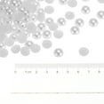 thumbnail image 4 of PERLAS PLANAS DE 300 Pcs 10mm DE PLÁSTICO ABS DOMO REDONDO IMITACIÓN PERLAS BEADS ARTESANÍA BLANCAS, 4 of 5