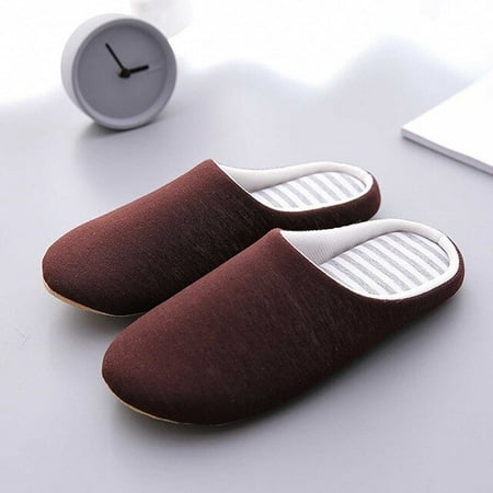 

QWZNDZGR Winter Indoor Women Slippers Fashion Warm Shoes Women Slides For Bedroom Comfortable Footwear Home Flat Slippers Cute Plus