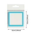 thumbnail image 2 of Sparkling Transparent Sticky Notes Cute Self Stationery Memo Pads for Daily To Do List Reminders, 2 of 8