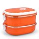 thumbnail image 2 of Portable Rectangular Lunch Box Stainless Steel Insulated Food Storage Container for Outdoor Camping Picnic 26s, 2 of 3