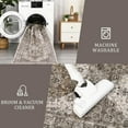thumbnail image 6 of CAROMIO 8' x 10' Area Rug for Dining Room Boho Vintage Floral Bedroom Indoor Carpet, Brown, 6 of 6