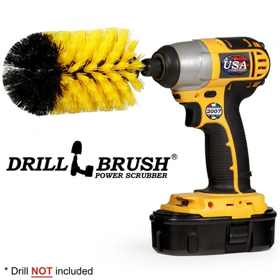 Drillbrush Cleaning Brush – Jumbo Scrubber for Tile, Shower, Tub, Sink and Bathroom Grime