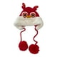 thumbnail image 1 of Sombrero de danza del león chino con dibujos animados para esquiar, accesorio para la cabeza para niños, niñas y niños. rojo, 1 of 9