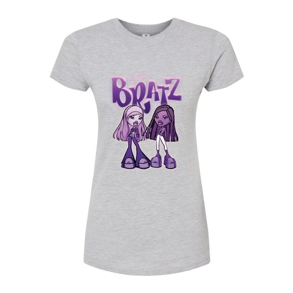 Bratz - Purple Power Dolls - Juniors Fitted Graphic T-Shirt