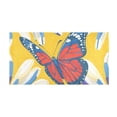 thumbnail image 2 of Bath Mat Soft Plush Non-Slip Absorbent Bathroom Rugs 39"x20" Cartoon Butterfly and Daisy Petals, 2 of 8