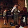 thumbnail image 2 of Marmont Hill "Piano Tuner" by Norman Rockwell Painting Print on Canvas, 2 of 4