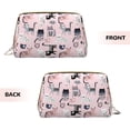 thumbnail image 3 of Gaeub Cat Printed Travel Cosmetic Bag,Makeup Bag, Large Capacity Toiletry Bag for Women, Portable Pouch Make Up Organizer with Zipper and Divider, 3 of 8