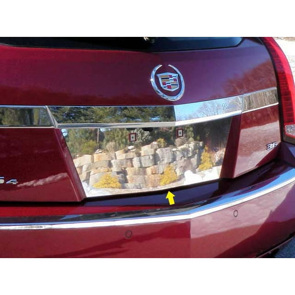 Stainless License Plate Bezel 1Pc Fits Cadillac CTS Sport Wagon LP50251 QAA