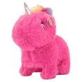 thumbnail image 2 of Walking Unicorn with Horn Interactive Electronic Pet Plush Unicorn Toy with Sounds and Movements Animated Gift for Toddlers Birthday, Red, 7'', 2 of 6