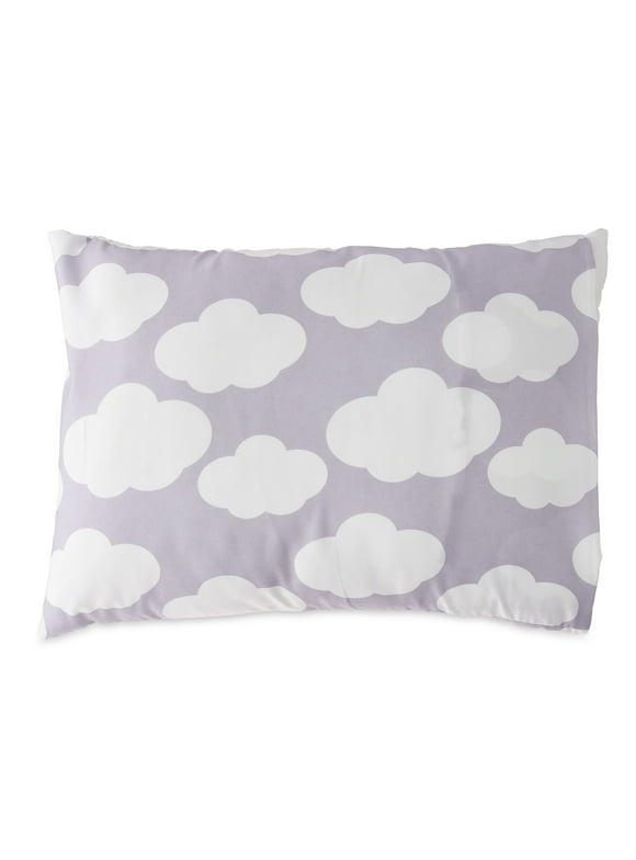 Parent's Choice Toddler Pillow with Removable Pillowcase, Cloud Print, 1 Count