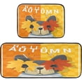 thumbnail image 7 of SKYSONIC Funny Dog Maple Leaf Kitchen Rugs Set of 2, Hello Autumn Floor Runner Area Rug Washable Carpet Mat Perfect for Living Room Bedroom Entryway, 7 of 7