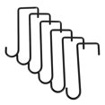 thumbnail image 4 of ganchos prácticos para colgar barandillas de balcón, soportes para jardineras, ganchos con ranura para jardineras, para casa, jardín y balcón (negro), 4 of 6