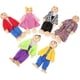 thumbnail image 2 of 1 Set Wooden Dolls Family Mini house Dolls People Figures Desktop Family Dolls Playset Toy, 2 of 3