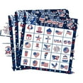 thumbnail image 5 of PATLOLLAV 62 Pcs Patriotic Party Game Set, Includes 24 Game Cards, 12 Sheets Stickers, 25 Call Cards and 1 Instruction Manual, 4th of July Independence Day Party Activities Game, 5 of 9