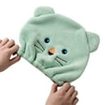 thumbnail image 2 of PATLOLLAV Cute Cartoon Bear Microfiber Hair Drying Cap Coral Fleece Absorbent Hair Drying Towel Bath Shower Head Wrap Spa Swimming Twist Turban Hat Dry Cap Gift for Women Kids, 2 of 5