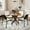 Beige1, variant on KATBOC 31.5in Round Dining Table Set for 2, 1 Dining Table with 2 PU Chairs, SRustic Brown MDF Tabletop and Metal Legs, Industrial Style for Kitchen Dining Room, Small Space, Gray1