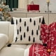 thumbnail image 1 of Funda de cojín navideña con bordado | Funda de cojín festiva para sofá, cama y silla | Funda de cojín decorativa para el hogar, sala de estar, dormitorio u oficina, para uso interior y exterior., 1 of 6