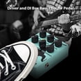 thumbnail image 3 of Tignapoo ZDI-2 Green Aluminum Bass Driver & DI Box Pedal with XLR Output for Electric Bass Guitar, 9V Powered, Compact 10x4x12cm Design, 355g Lightweight, 3 of 6