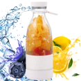 thumbnail image 2 of PENGXIANG Mixeur Portable pour Smoothies 500ml Mini Mixeur avec 6 Lames en Acier Inoxydable 1200mAh Rechargeable Mixeur à Fruits Réutilisable Mini Mixeur Presse-Agrumes Personnel avec Couvercle, 2 of 11