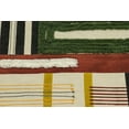 thumbnail image 5 of Casavani Green Hand Tufted Work Cotton Dhurrie Hallway Stair Runner Rug Outdoor Rug 4x15 feet, 5 of 7