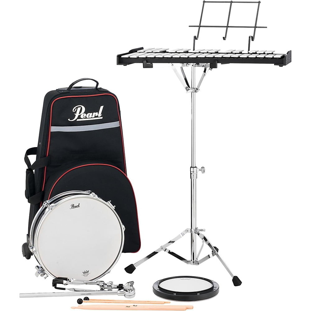 Pearl PL910C Educational Snare and Bell Kit with Rolling Cart 13 in