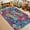 boho-305, variant on Boho Pattern Printed Rectangular Area Rug 36"×48", Comfort Foldable Indoor Floor Carpet Adorned With Bohemian Pattern, Family & Pet Friendly Mat for Bedroom Shared Living Space Condo Decor
