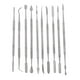 thumbnail image 2 of 10 Piezas Cuchillo ble De Acero Inoxidable Completo Sunnimix Herramientas de tallado de cera, 2 of 8