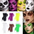 thumbnail image 3 of UV Fluorescent Face and Body Paint Kit, 6 Neon Water-Based Colors with Matte Gloss Finish, Waterproof Long-Lasting Formula for Halloween, Cosplay, Carnival and Blacklight Parties, 3 of 4