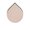 Double-sided clashing pink + gray, variant on KYaiguo Teardrop Shape Waterproof Oil-Proof Easy Clean Table Insulation Western Food Mat 15*18 In