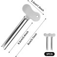 thumbnail image 2 of Pack Toothpaste Tube Squeezer, Convenient Metal Tube Squeezer for Hand Cream, Toothpaste and Mustard Tubes, 2 of 4