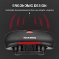 thumbnail image 4 of Asiento de bicicleta ROCKBROS Comfort, impermeable, para hombre y mujer, 4 of 6