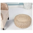 thumbnail image 5 of L.R. Resources Nature's Child Braided Jute Pouf Ottoman, 10" x 20", 5 of 6
