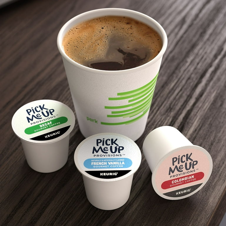 Pick Me Up Provisions Decaf Coffee Keurig K-Cup Pods Medium Roast