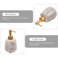 thumbnail image 3 of Bathroom Soap Dispenser Ceramic Material for Lotion 1 Piece Stylish Design, 3 of 5