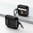 thumbnail image 1 of Duo Shield Secure Lock Designed For AirPods 3rd Gen With Hook, Black/Black, 1 of 7