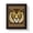 Walnut, variant on Majestic Lion Framed Poster: The King of the Jungle's Grace
