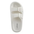 thumbnail image 3 of Flexus Women's Bubbles Waterproof Slide Sandals with Adjustable Buckle Straps - Cushioned Footbed, Lightweight EVA Sole, Padded Insole, Slip-On Comfort, 3 of 8