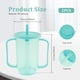 thumbnail image 2 of 2 Pzas de Vaso para Adultos Sippy Cup de 12 OZ de Plástico a Prueba de Derrames para Ancianos con 2 Asas y Popote Reutilizable para Líquidos en el Hogar, 2 of 11