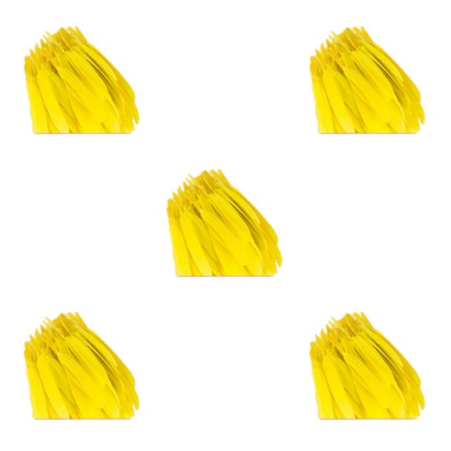 Justharion 100piece Colorfast And Delicate Natural Feathers For Clothing Decoration Yellow 5Set