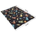 thumbnail image 4 of Space Dinosaur Pattern Blanket,Comfortable Soft Lamb Wool Throw Blanket,All Season,Warm Lightweight Blankets for Sofa Bed Couch Living Room Chair,40"x50", 4 of 4