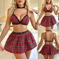 thumbnail image 2 of Gibobby Conjunto de lencería Sexy Conjunto de sujetadores sexy súper push-up para mujer, lencería transparente, brasier de encaje y bragas a juego para mujer(Rojo, M), 2 of 5