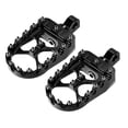 thumbnail image 1 of Par Motocicleta Pie Clavijas Pedales CNC Ancho 360 Grados Giratorio Negro, 1 of 1