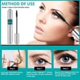 thumbnail image 4 of QIC QIC Dual-Ended Blue Mascara Set - 3 Pack, Waterproof, Lengthening, Smudge-Proof, 24-Hour Wear, Easy Removal with Warm Water, Suitable for All Skin Types, 4 of 7