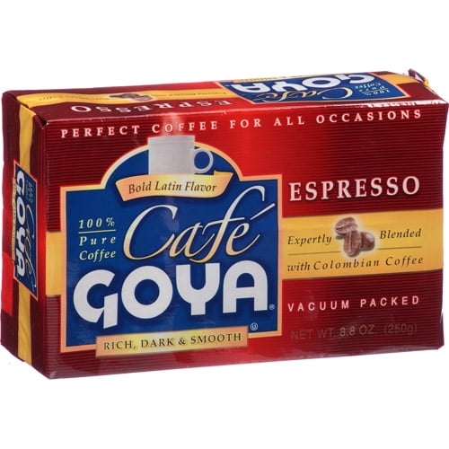 Cafe Goya Rich, Dark & Smooth Espresso Coffee, 8.8 oz, (Pack of, 18) by Generic