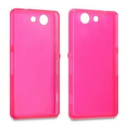 Qubits TPU Gel Hot Pink Case - For Sony Xperia Z3 Compact