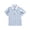 Sky Blue, variant on REDARER Boys Striped Collared Short Sleeve Button Down Shirt Lightweight Breathable Summer Top for Kids Daily Wear,2-3 Years