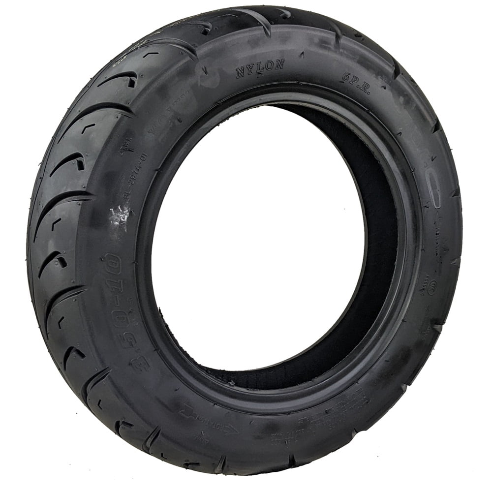 3.50-10 Scooter Tubeless Tire Front Rear Motorcycle Moped Scooter GY6 10" Rim TaoTao Vitacci Roketa SET of TWO