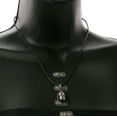 thumbnail image 4 of Mi Amore Grenade Adjustable Pendant-Necklace Black & Silver-Tone, 4 of 4